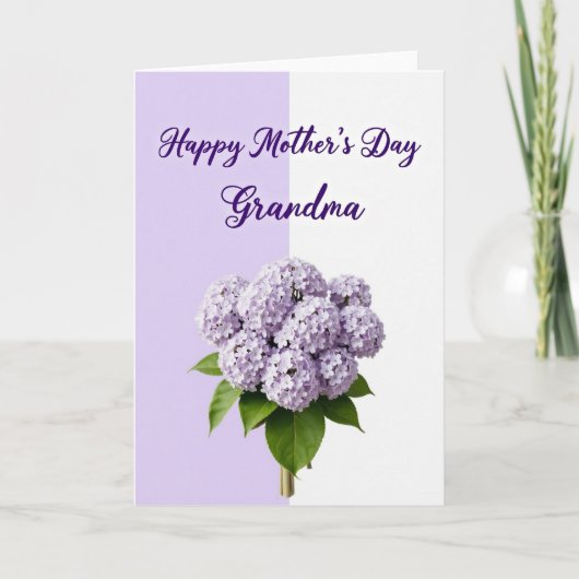 Lavendel Moeder Moederdag kaart (Voorkant)
