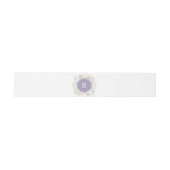 Lavendel Monogram Huwelijk Uitnodigingen Wikkel (Vlak)