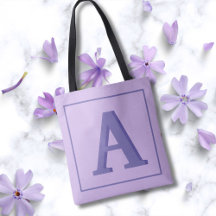Lavendel monogram Initiaal