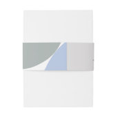 Lavendel  Monogram Paarse Bloemen Trouwen Uitnodigingen Wikkel (Achterkant Voorbeeld)