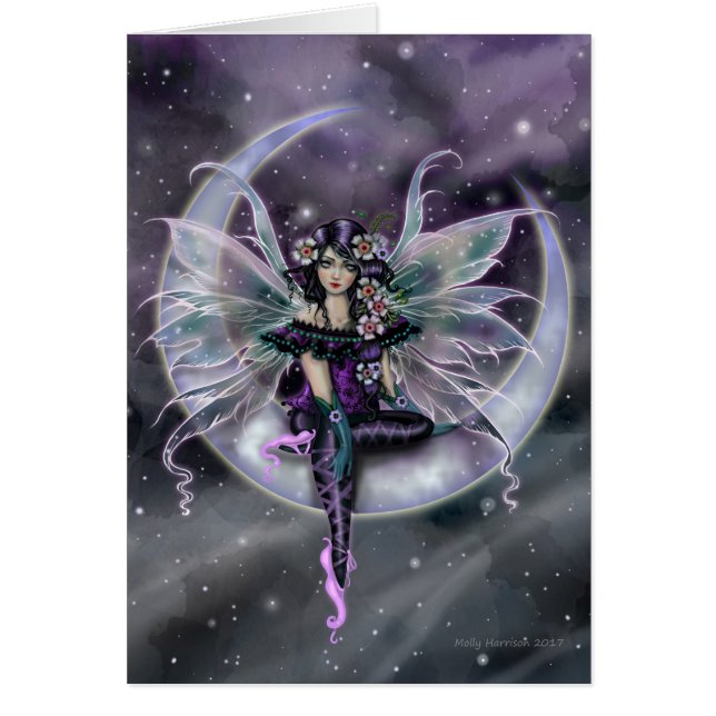 Lavendel Moon Fairy Fantasy Art van Molly Harrison (Voorkant)