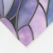 Lavendel Morning Bliss - Mozaïek Kunst Fleece Deken (Hoek)