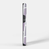 Lavendel mozaïekpatroon iPhone hoesje (Rechterkant)