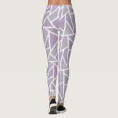 Lavendel mozaïekpatroon leggings (Achterkant)