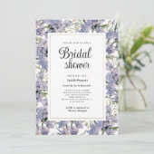 Lavendel munt wilde orchideeën floral Vrijgezellen Kaart (Staand voorkant)