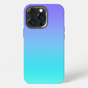 Lavendel naar Aqua Teal Gradiënt iPhone 13 Pro Hoesje