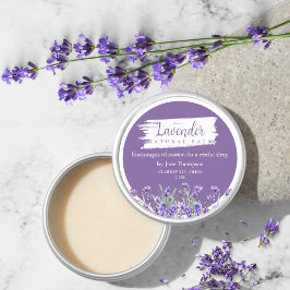Lavendel Natural Balm Label
