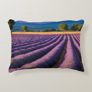 Lavendel Natuur Buitenlandschap Rustig Rustig Accent Kussen