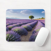 Lavendel Natuur Buitenlandschap Rustig Rustig Muismat (Met muis)