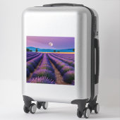 Lavendel Natuur Buitenlandschap Rustig Rustig Sticker (Koffer)