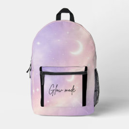 Lavendel nevel en blos aura AI Print Cut Sew Tas