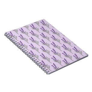 Lavendel Notitieboek Paarse Patroon