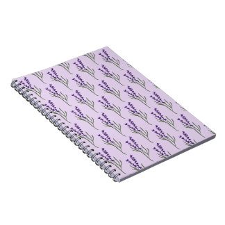 Lavendel Notitieboek Paarse Patroon