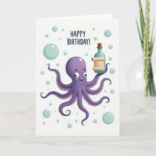 Lavendel Oceaan Verjaardagskaart Kaart