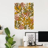 Lavendel Olijf Botanische Poster (Thuiskantoor)
