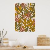 Lavendel Olijf Botanische Poster (Keuken)