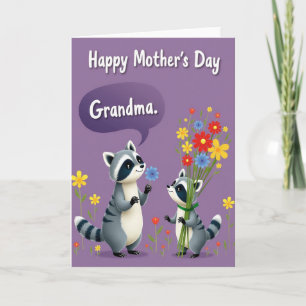 Lavendel Oma Dag Kaart