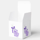 Lavendel ontwerp bruiloft bedankdoosjes (Geopend)
