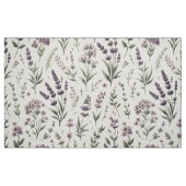 Lavendel op crème bloemweefsel stof (Fat Quarter)