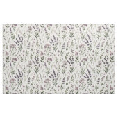 Lavendel op crème bloemweefsel stof (Yard (91,4 cm))