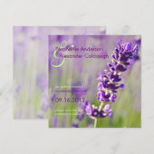 Lavendel • Opslag Bericht Aankondiging (Voorkant / Achterkant)