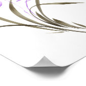 Lavendel Orchidee Poster (Hoek)