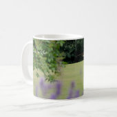 Lavendel & oude houten zeilboot koffiemok (Voorkant links)