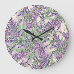 Lavendel Overvloed Stof Lavendel Rustieke Bloemen Grote Klok