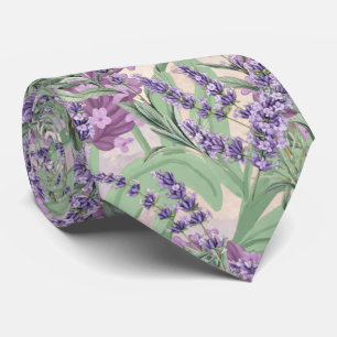 Lavendel Overvloed Stof Lavendel Rustieke Bloemen Stropdas