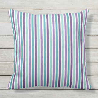 Lavendel, Paars, Aqua Mix, Bloem Motief Paisley Buitenkussen