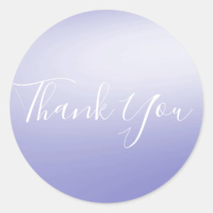 Lavendel Paars Blauw Glans Feest Favoriet Ronde Sticker