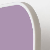 Lavendel Paars | Jouw naam in Script met hart Pickleball Paddle (Links Detail)