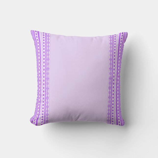 Lavendel Paars - Kleur van het hart Kussen (Voorkant)