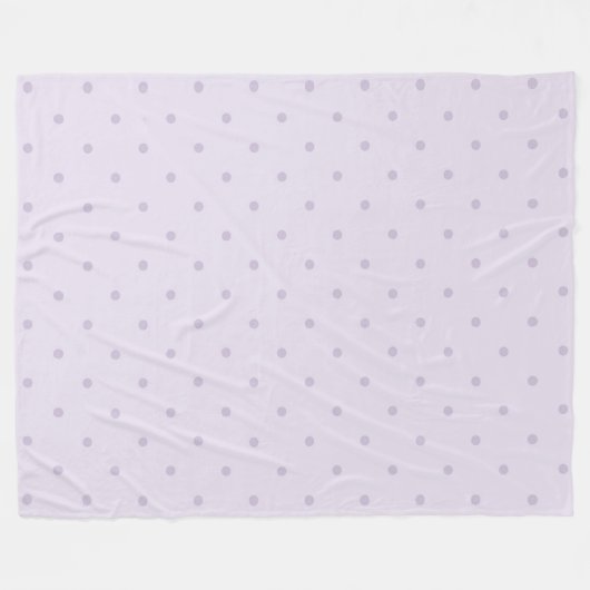 Lavendel Paars Roze Stippen Fleece Deken (Voorkant (Horizontaal))