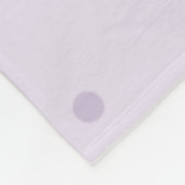 Lavendel Paars Roze Stippen Fleece Deken (Hoek)