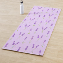 Lavendel paars Yoga Mat