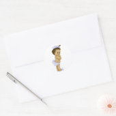  Lavendel Paarse Baby showers Stickers (Envelop)