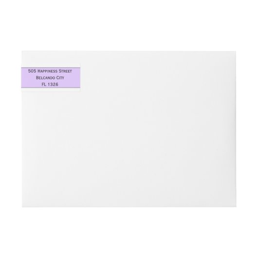 Lavendel paarse band en initialen bruiloft (Voorkant)