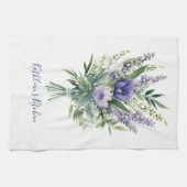 Lavendel Paarse Bloem Groene Bloemen Boeket Theedoek (Horizontaal)