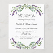 Lavendel paarse bloemen budget gelofte vernieuwing (Voorkant)