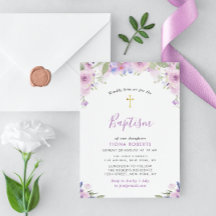 Lavendel paarse bloemen doop