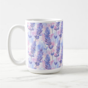 Lavendel Paarse Bloemen Esthetische Cottagecore Koffiemok