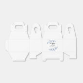 Lavendel paarse bloemetjes 50e trouwdag bedankdoosjes (Uitgevouwen)