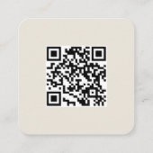 Lavendel Paarse Botanische Krans QR Code RSVP Informatiekaartje (Achterkant)