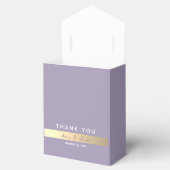 Lavendel Paarse bruiloft Bedankdoosjes (Geopend)