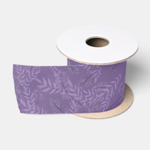Lavendel Paarse bruiloft botanisch Satijnen Lint