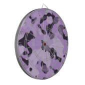 Lavendel Paarse Camo; Camouflage Dartbord (Voorkant Links)