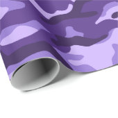 Lavendel Paarse camouflagestijl Cadeaupapier (Rol Hoek)