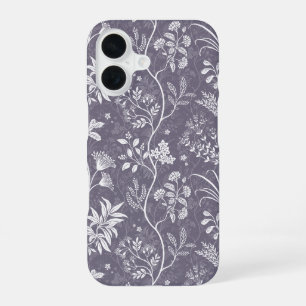 Lavendel Paarse Chintz Reverie Elegante Botanische iPhone 16 Hoesje