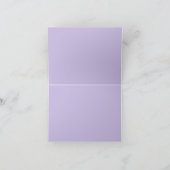 Lavendel Paarse en Mint pioenen Dank u Bedankkaart (Binnen)